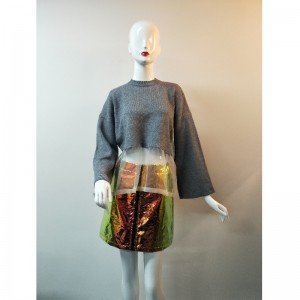 그레이 레이스 HEM SWEATER RLWS0073F