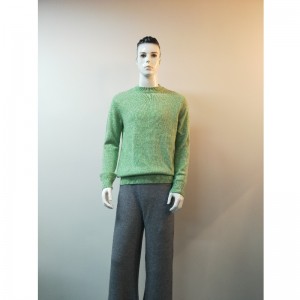 아보카도 녹색 크루 넥 스웨터 RLMS0027F